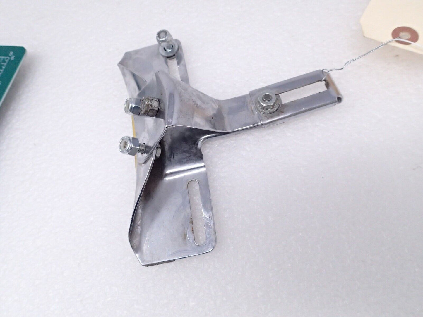 CHROME LICENSE PLATE BRACKET CHROME FITS MOST HARLEY XL/BT, OEM 59626-84
