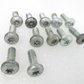 Harley Davidson Titanium Front Disc Rotor Bolts 3655A Screw 5/16 X 7/8 (12 Pack)