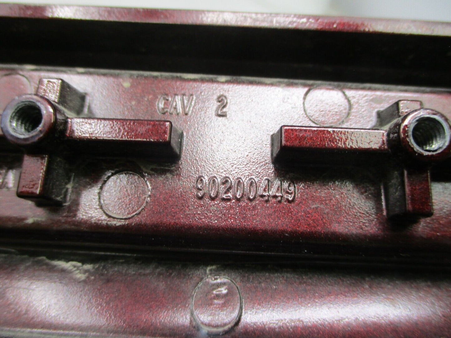 Harley 14-23 Touring Dark Red Right Side Saddlebag Latch Hinge Cover 90200449
