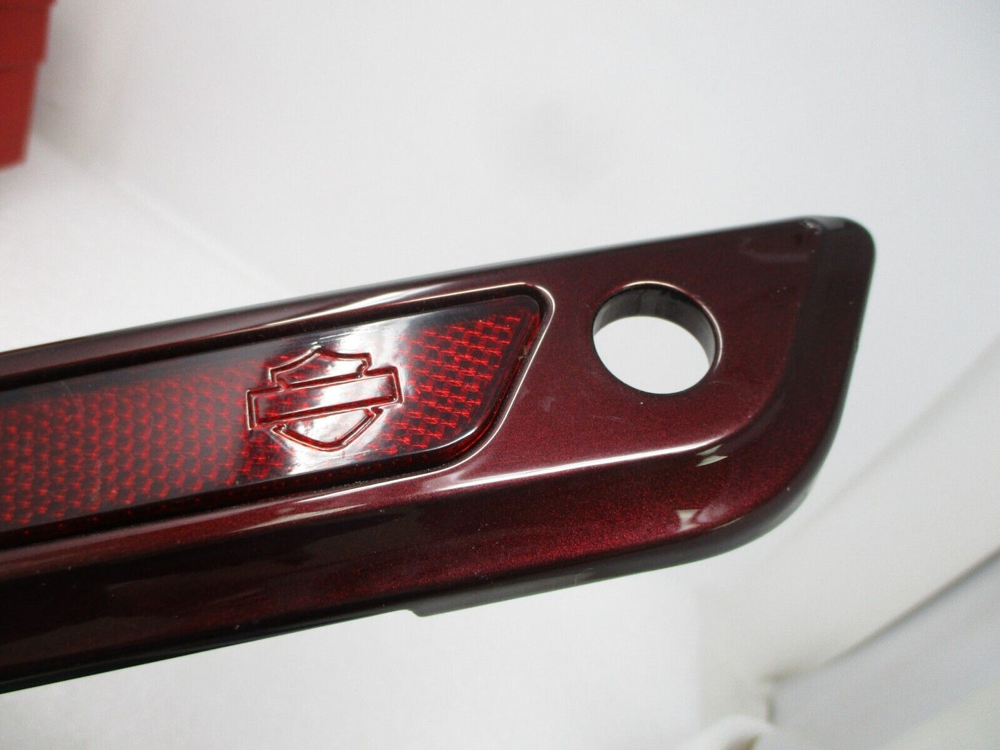 Harley 14-23 Touring Dark Red Right Side Saddlebag Latch Hinge Cover 90200449