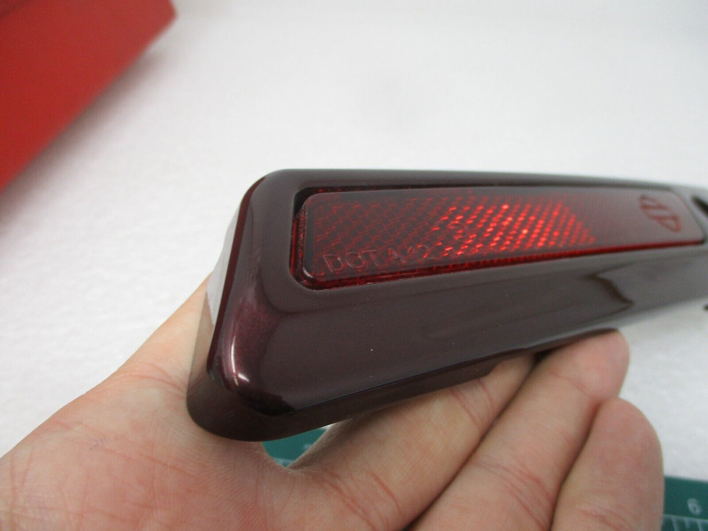 Harley 14-23 Touring Dark Red Right Side Saddlebag Latch Hinge Cover 90200449
