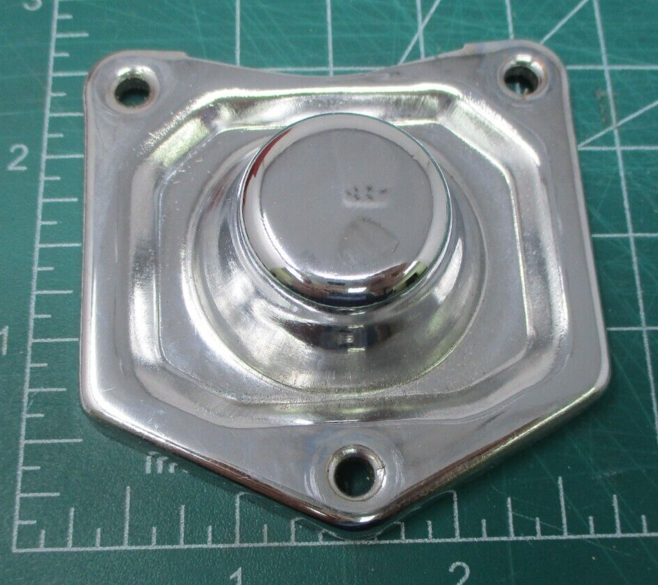 Chrome Starter Solenoid Plate fits Harley Davidson