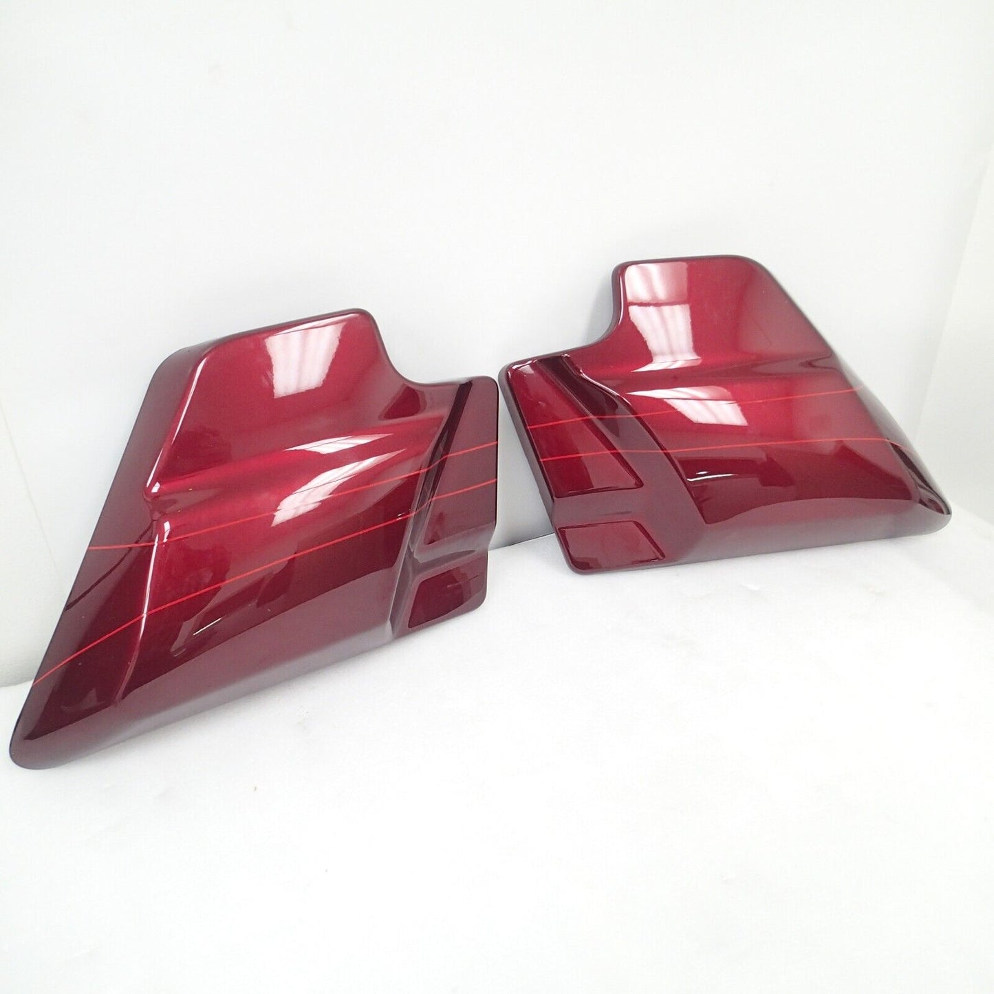 Harley Covers FLTRXS FLHXS 57200077EAM 57200078EAM Velocity Red Sunglo LH/RH