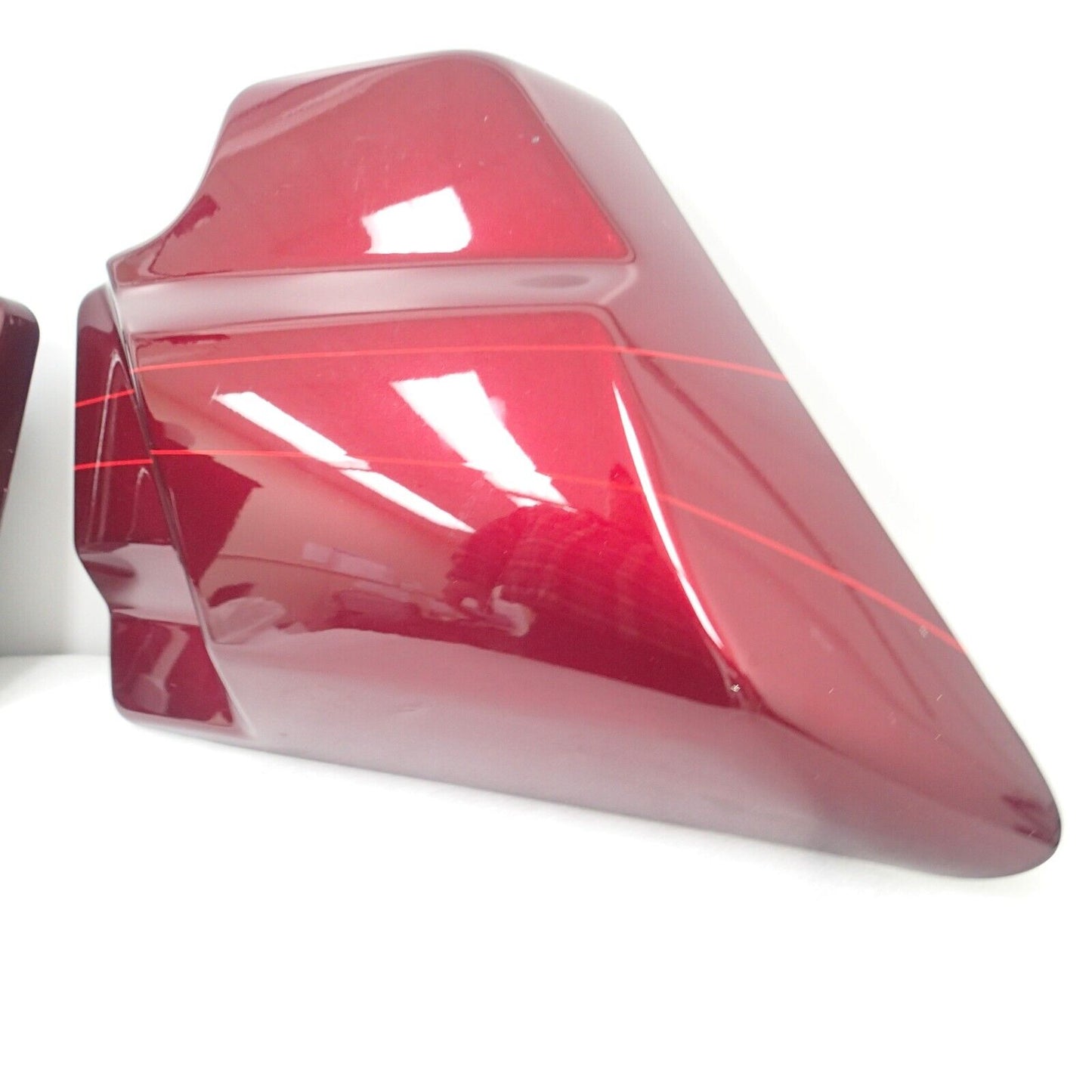 Harley Covers FLTRXS FLHXS 57200077EAM 57200078EAM Velocity Red Sunglo LH/RH