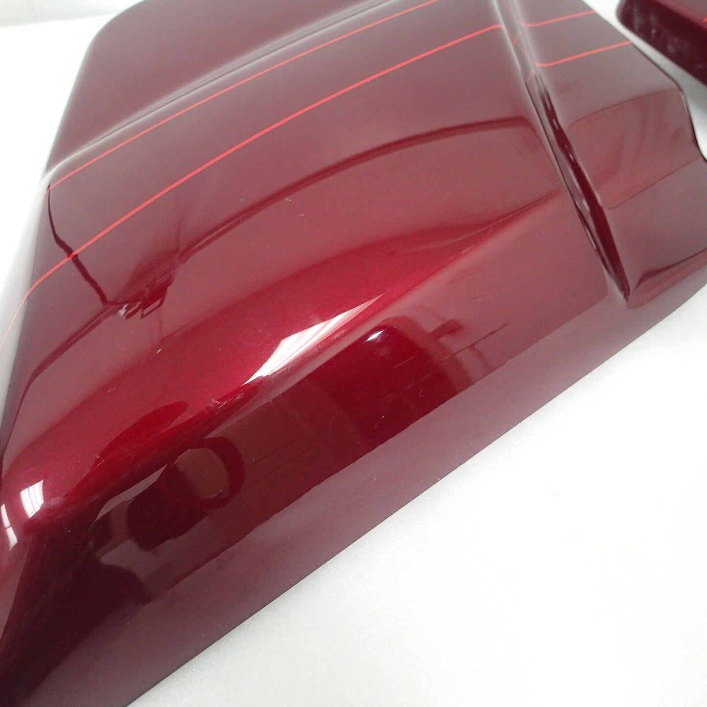 Harley Covers FLTRXS FLHXS 57200077EAM 57200078EAM Velocity Red Sunglo LH/RH