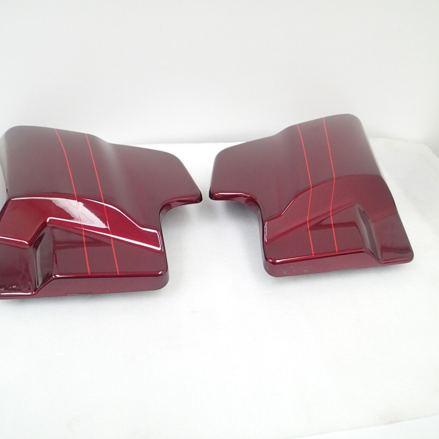 Harley Covers FLTRXS FLHXS 57200077EAM 57200078EAM Velocity Red Sunglo LH/RH
