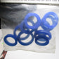 PACK of 12 CS Blue Silicone Pushrod Seals Replace Harley 010487 Shovelhead