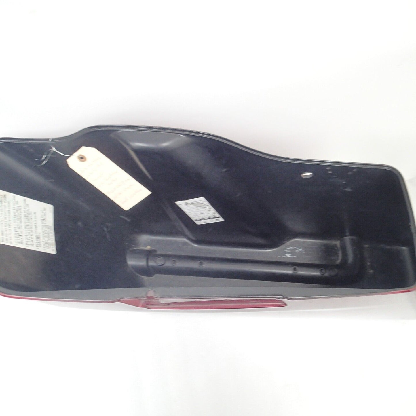 Harley Saddlebag Bottom Velocity Red Sunglo FLTRXS Stripe 90201066EAM (LEFT)