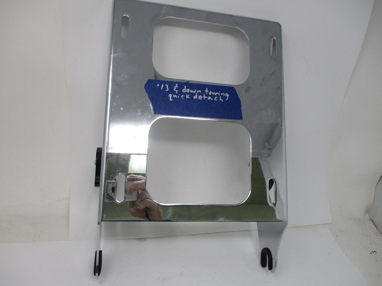 Chrome Quick Detach Two Up Mount Rack Fit For Harley Tour  '13 Down Touring
