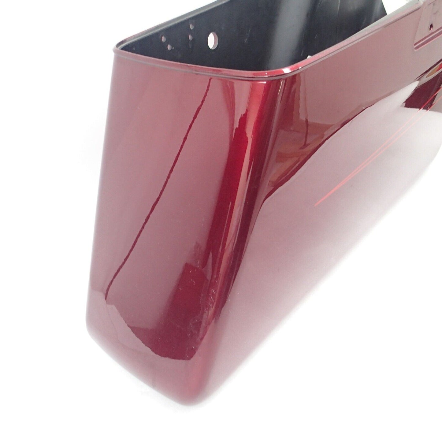 Harley Saddlebag Bottom Velocity Red Sunglo FLTRXS Stripe 90201066EAM (RIGHT)
