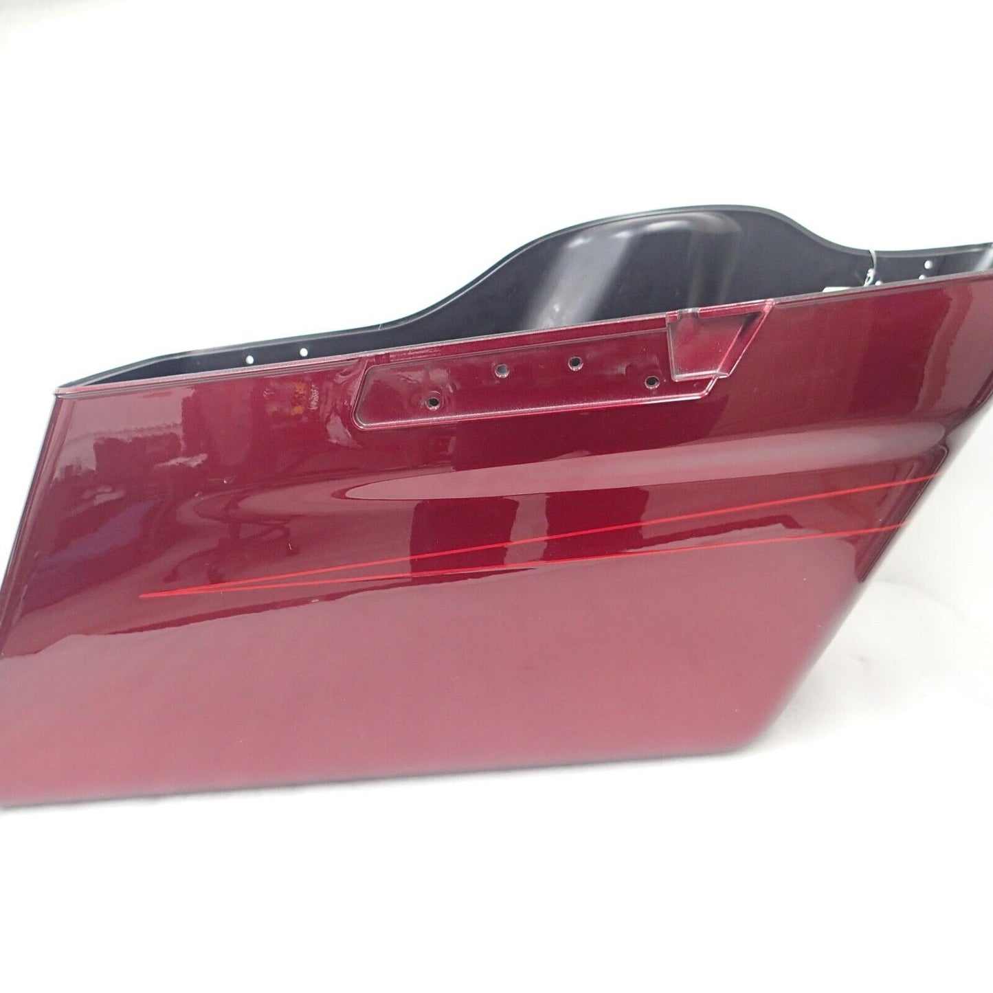 Harley Saddlebag Bottom Velocity Red Sunglo FLTRXS Stripe 90201066EAM (RIGHT)