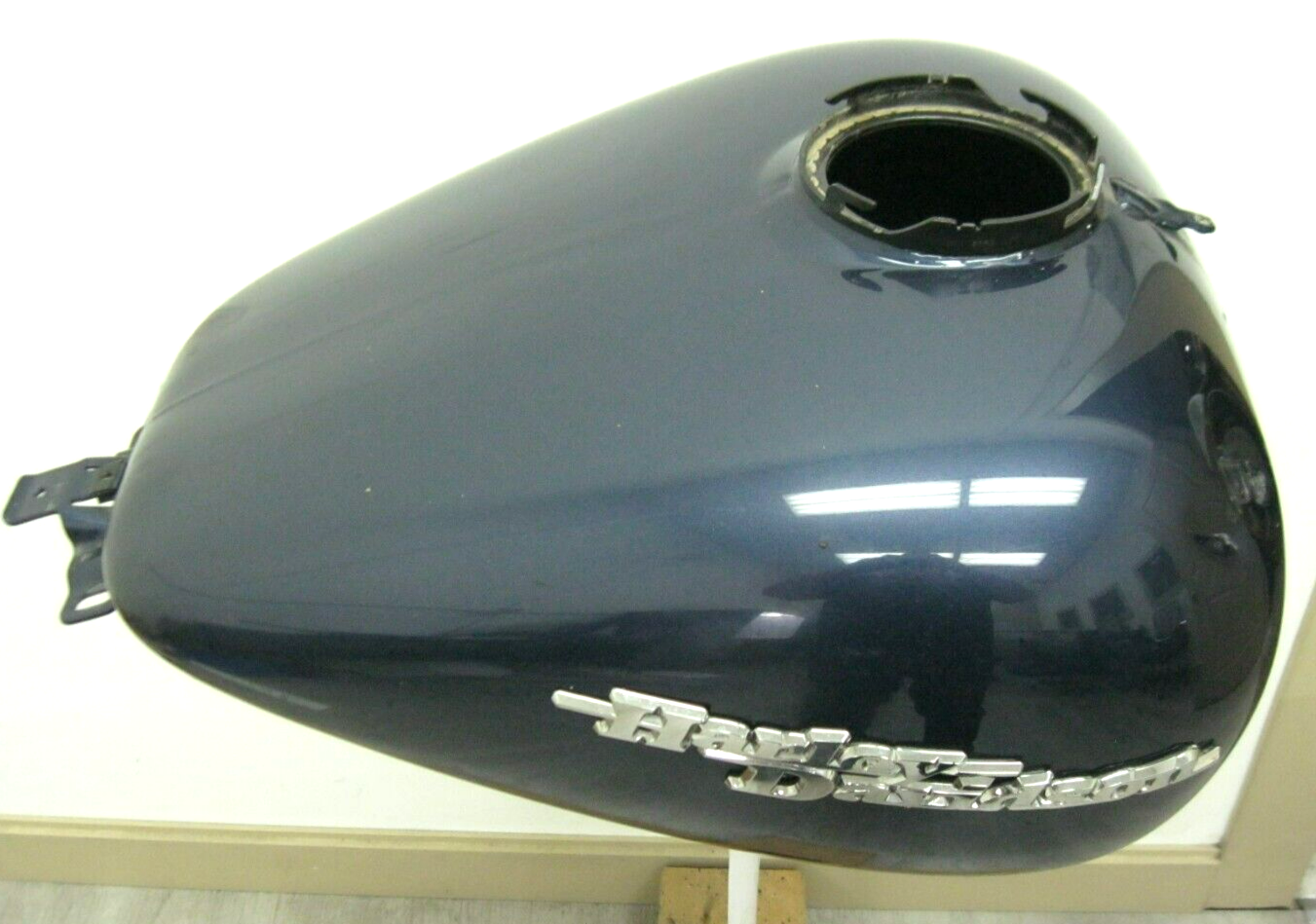 Harley-Davidson OEM 08 - 23 FLT FLH Dark Blue Tank with Badges Prime # 61356-08