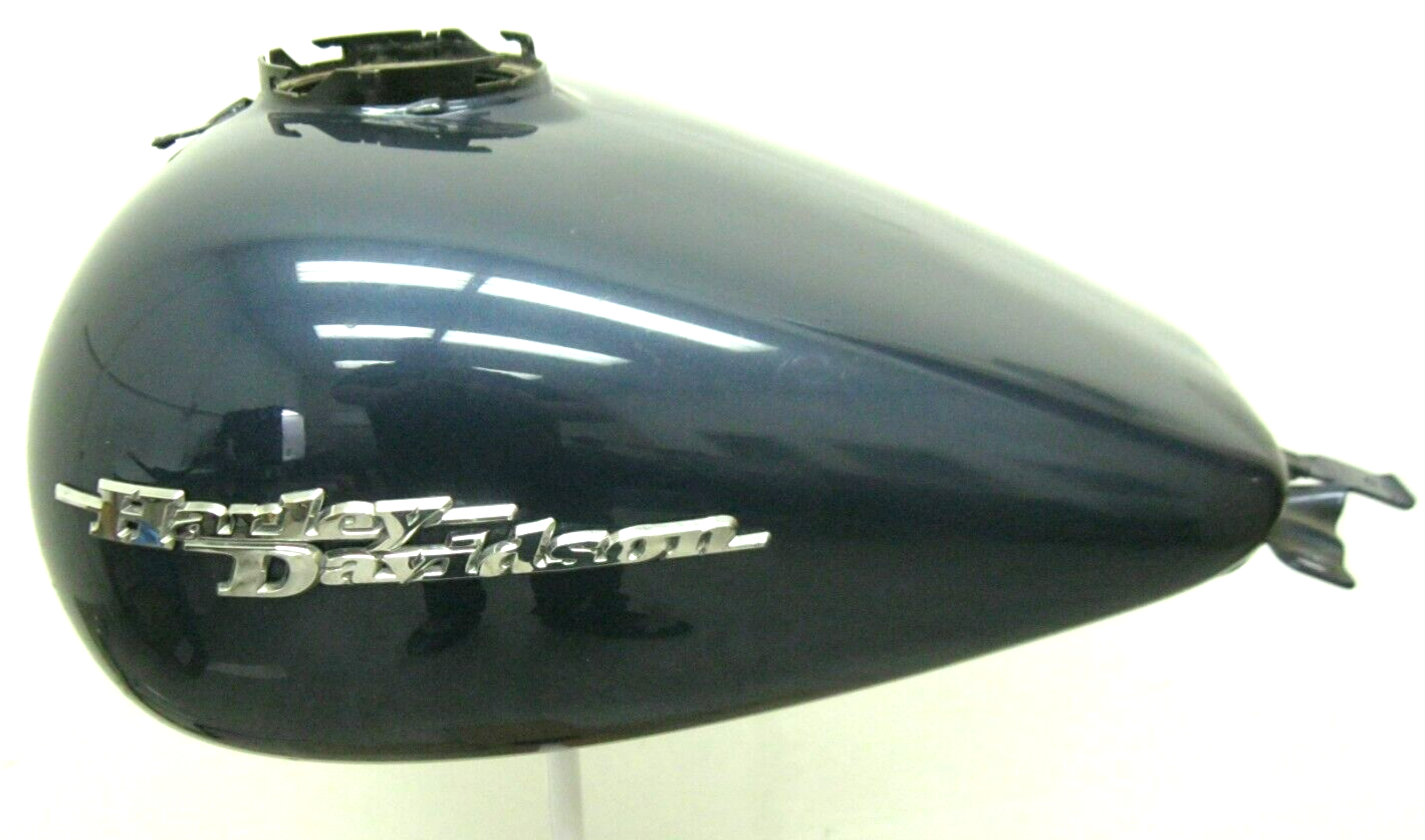 Harley-Davidson OEM 08 - 23 FLT FLH Dark Blue Tank with Badges Prime # 61356-08