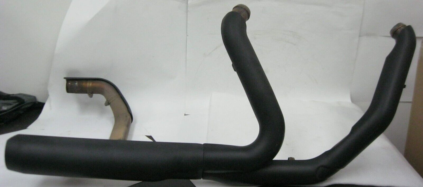 Harley-Davidson OEM 17-22 M8 Exhaust Header c/w Shields & Crossover  65600176