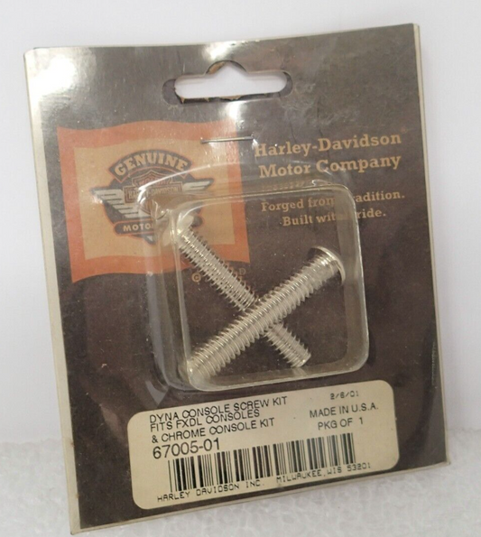 95-03 Harley Davidson FXDL Dyna Low Rider Fuel Console Screw Kit 67005-01