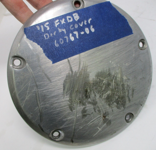 Harley Davidson POLISHED Clutch Derby Cover 60767-06  (Scratches)