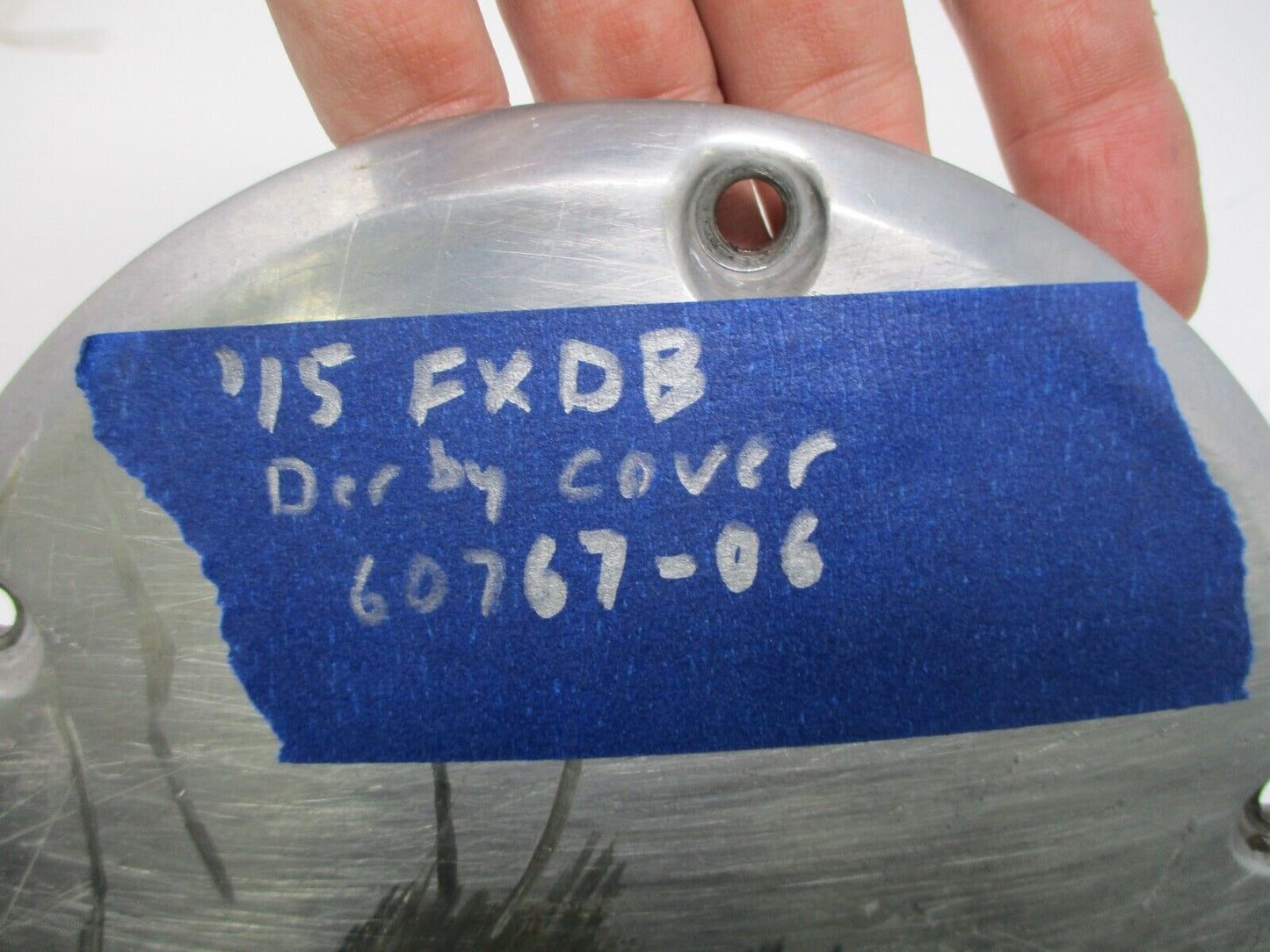 Harley Davidson POLISHED Clutch Derby Cover 60767-06  (Scratches)