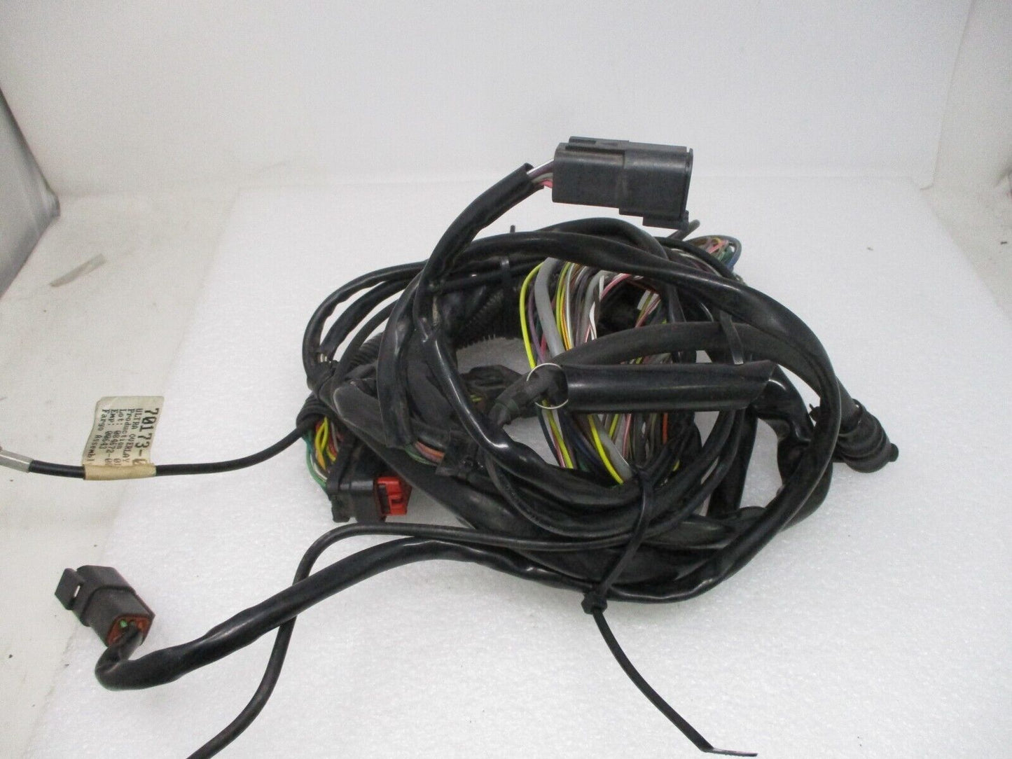 2006 Harley Electra Glide Touring CVO Rear Back Audio Overlay Harness 70173-06