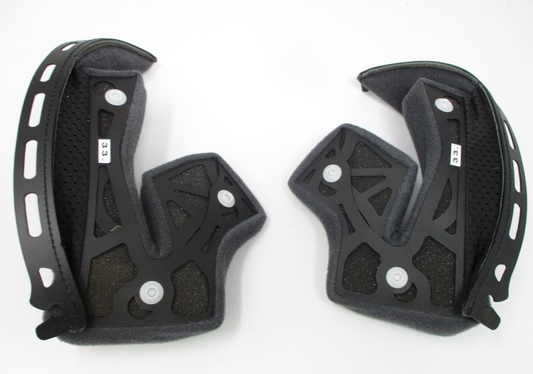 Cheek Pads Type B For RF-1100 and Qwest Helmets 18032110 Shoei Size 33