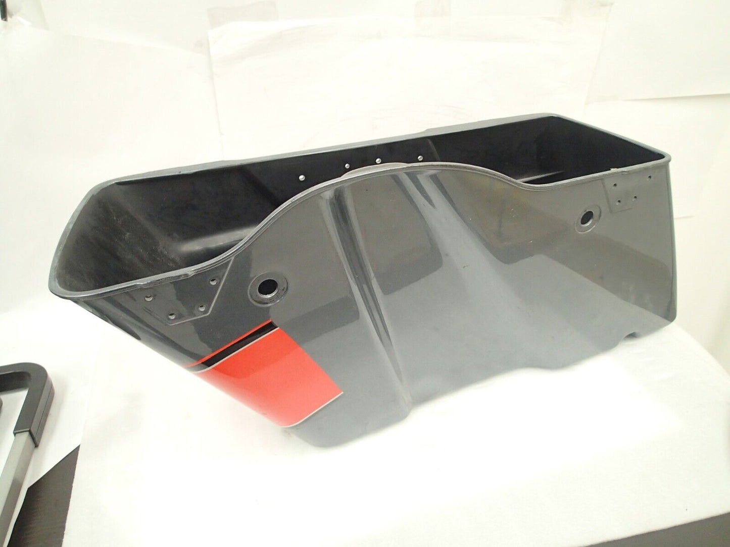 USED Genuine Harley Right Touring Saddlebag 90813-06 Orange flame gray