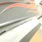 USED Genuine Harley Right Touring Saddlebag 90813-06 Orange flame gray