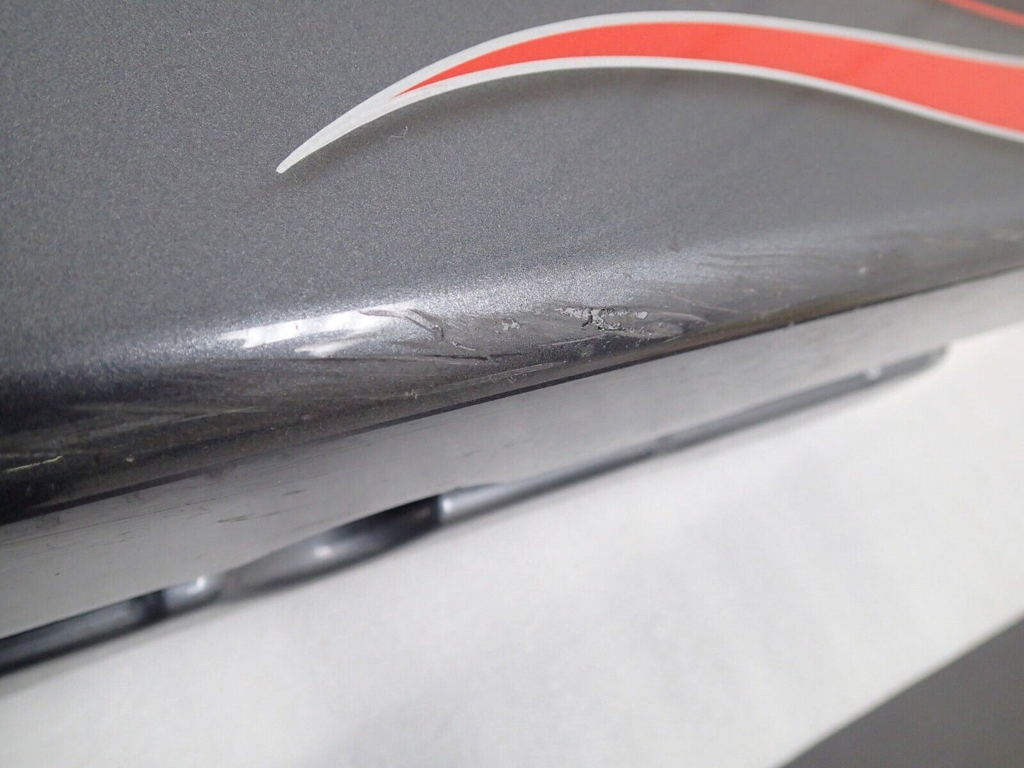 USED Genuine Harley Right Touring Saddlebag 90813-06 Orange flame gray