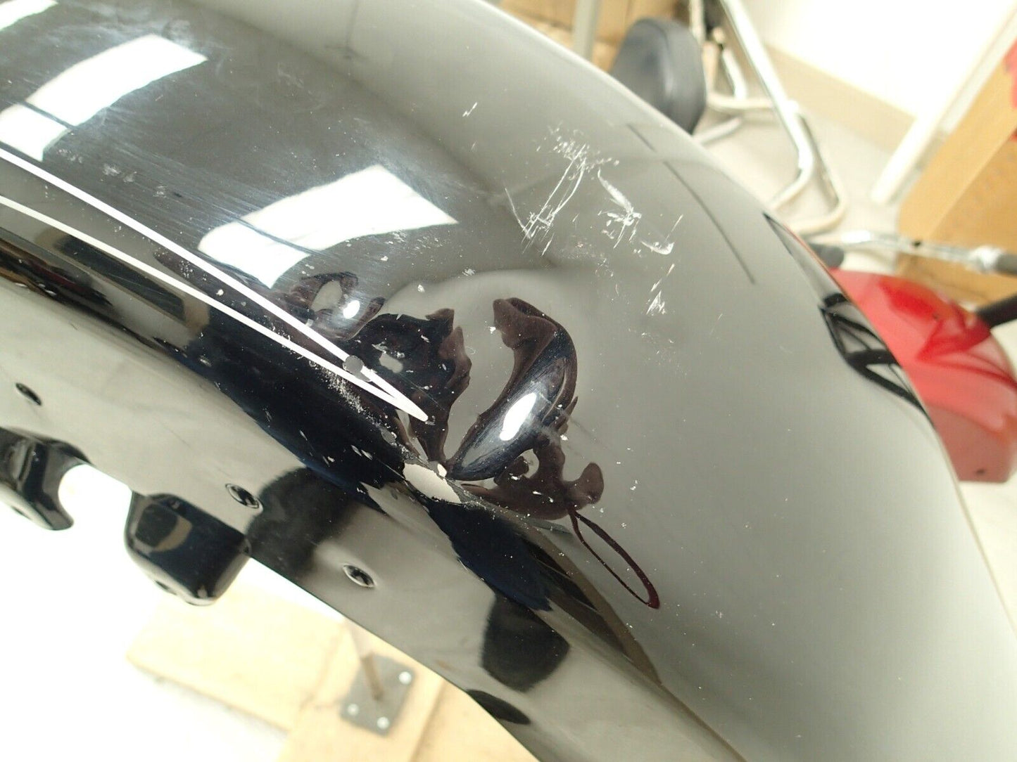 Harley-Davidson OEM 14-23 FLH, FHT Black Front Fender SEE DENT 58900009 VIDEO