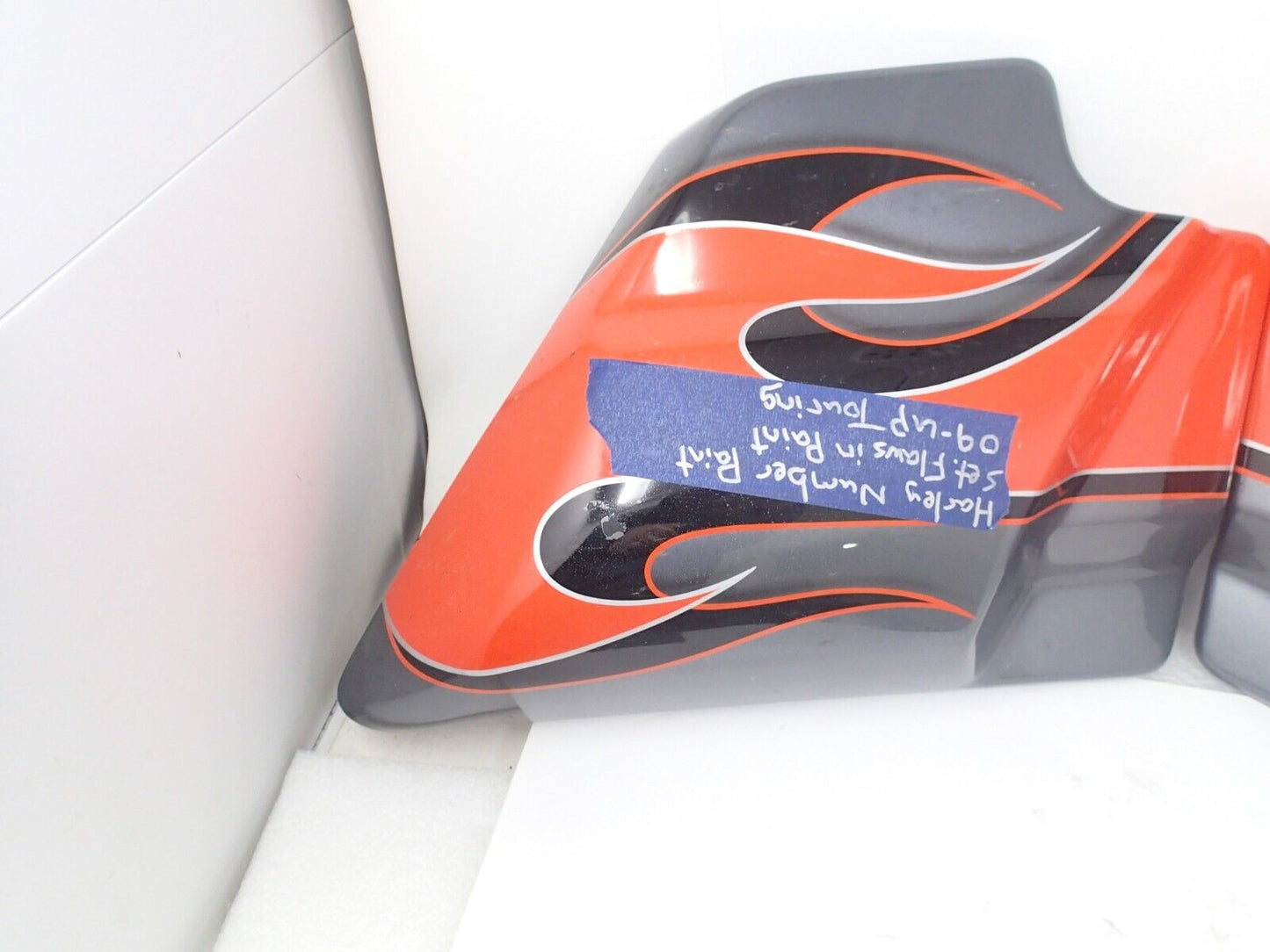 USED HARLEY-DAVIDSON LEFT Right SIDE COVER 09-UP Touring Flame gray Orange