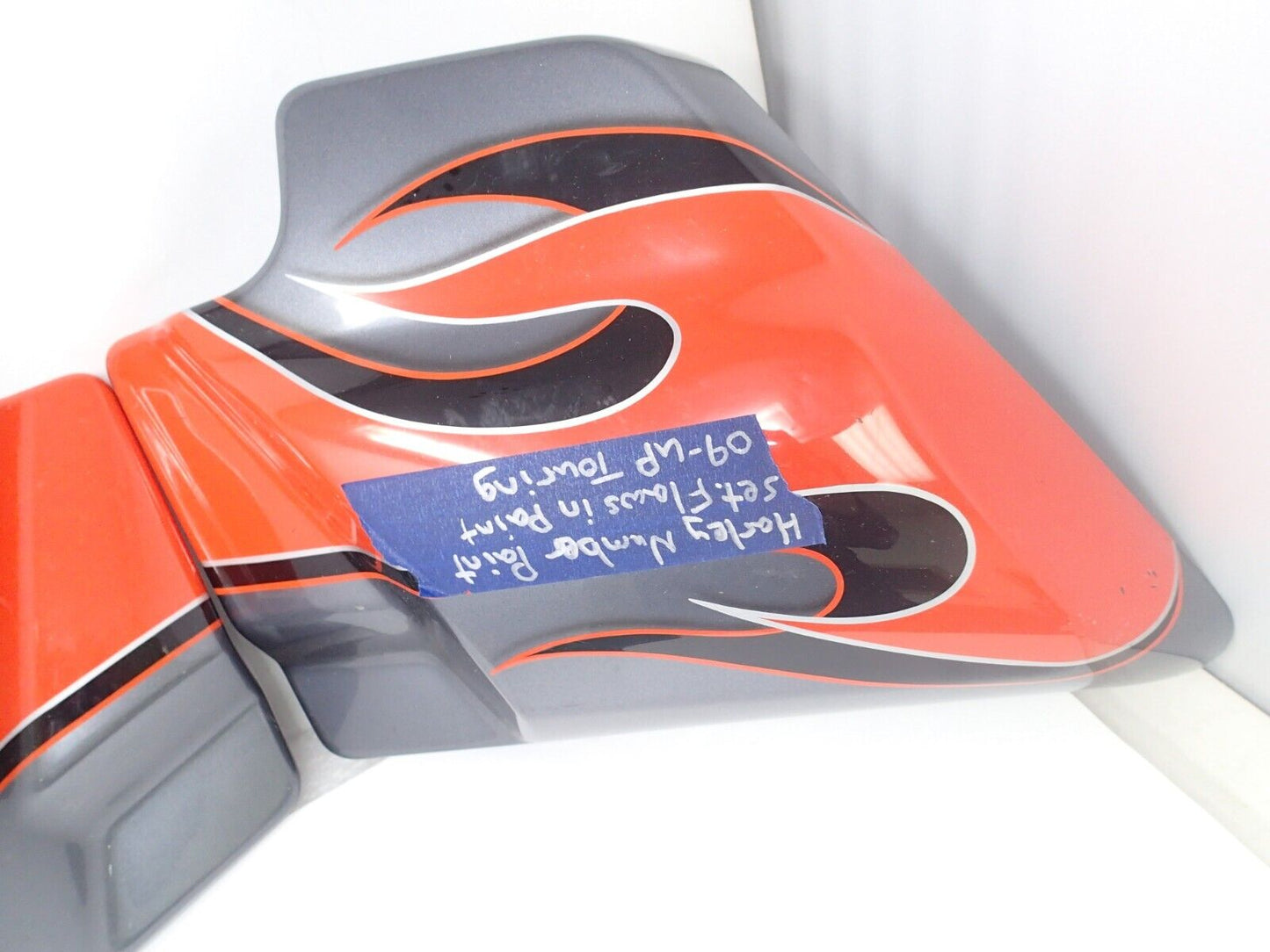 USED HARLEY-DAVIDSON LEFT Right SIDE COVER 09-UP Touring Flame gray Orange