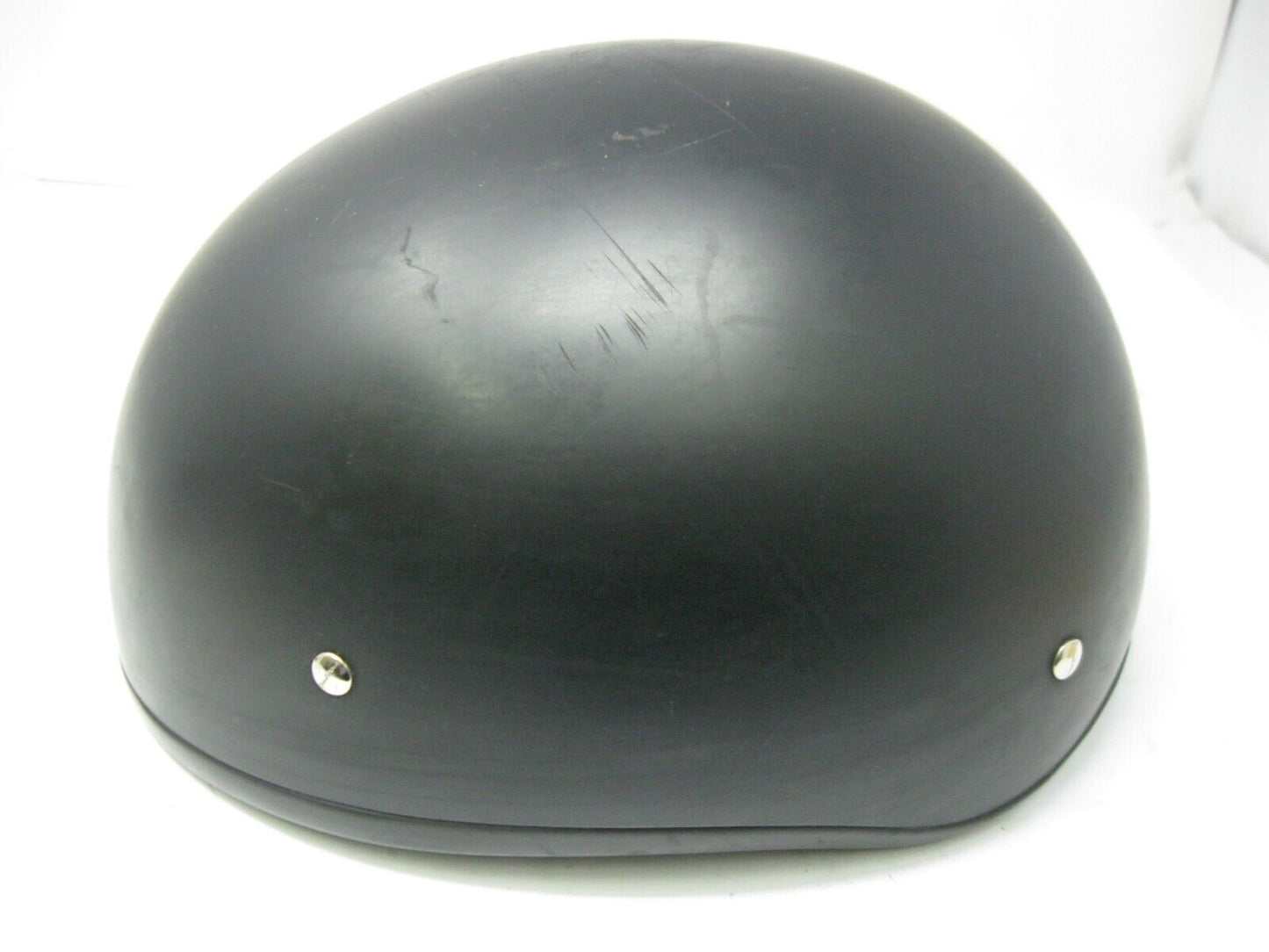 Daytona Helmets Skull Cap 1/2 Open Face DULL Black Medium DOT Motorcycle Helmet