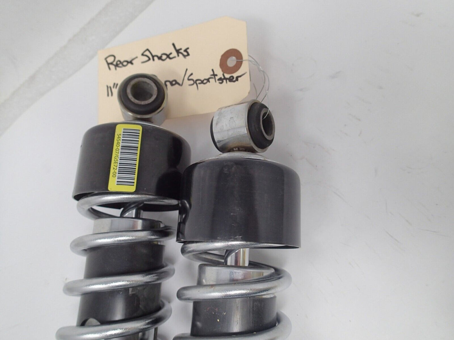 Used Oem Harley-Davidson XL Sportster stock length 11" Rear Shocks 54540-07