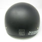 Daytona Helmets Skull Cap 1/2 Open Face DULL Black Medium DOT Motorcycle Helmet