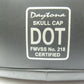 Daytona Helmets Skull Cap 1/2 Open Face DULL Black Medium DOT Motorcycle Helmet
