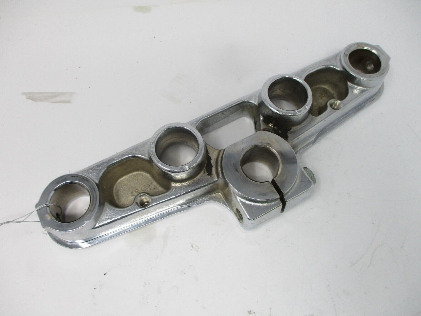 45456-86B HARLEY-DAVIDSON SOFTAIL CHROME UPPER TRIPLE TREE FORK STEERING STEM