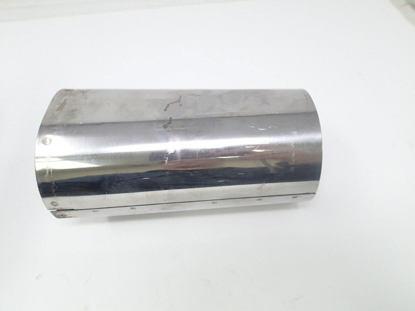 Chrome Fork Tube Slider Cover Cowbells Harley Touring 45600003 LEFT SIDE