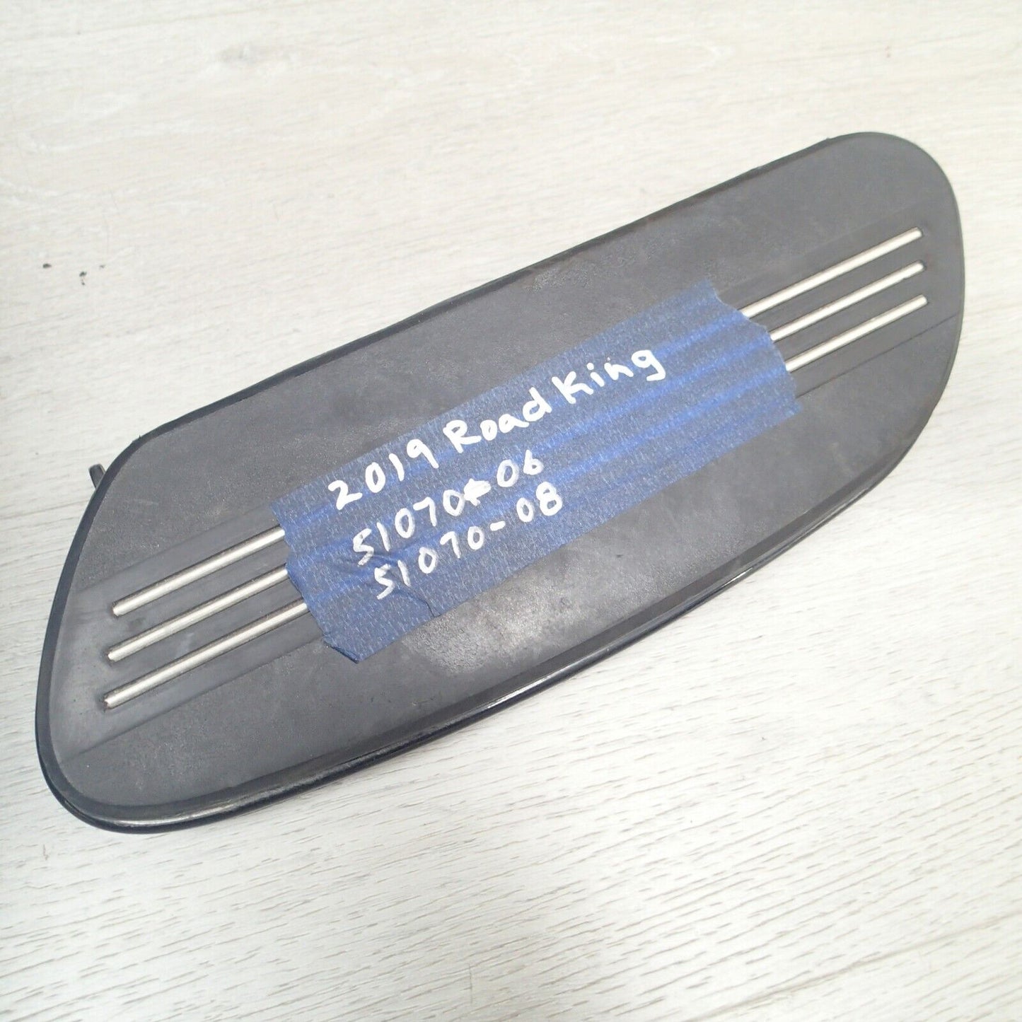 15-23 HARLEY-DAVIDSON BOTTOM FOOT BOARD BLACK 51068-08 (LEFT) ONE INIT!