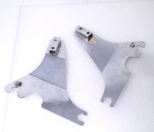 Chrome Detachable Side Plates MISSING ROTARY LATCHES 04-Later XL OEM 53913-04