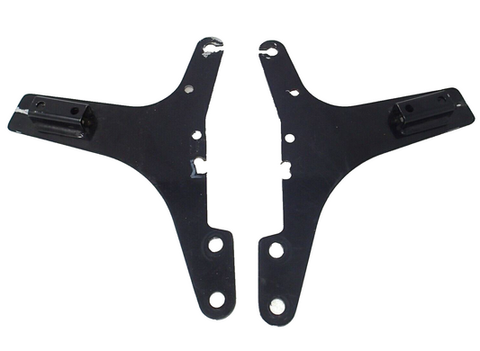 Black Side Plates Sissy Bar Backrest unknown Fitment