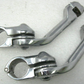 Unbranded Long  Angled Adjustable Highway Peg Mounts with 1.25" Clamps (Damaged)
