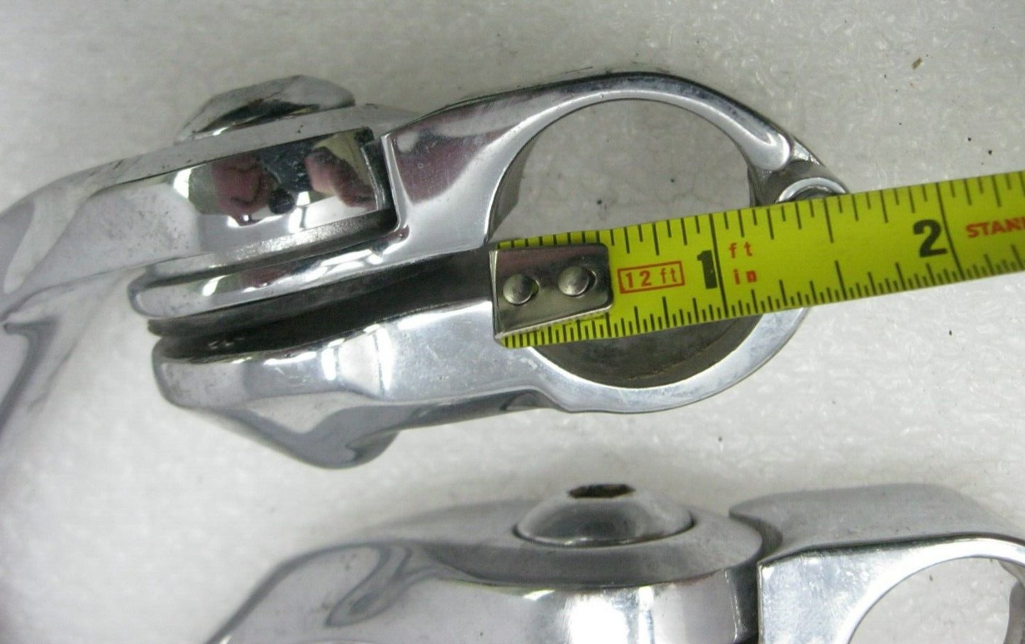 Unbranded Long  Angled Adjustable Highway Peg Mounts with 1.25" Clamps (Damaged)