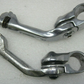 Unbranded Long  Angled Adjustable Highway Peg Mounts with 1.25" Clamps (Damaged)