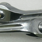 Unbranded Long  Angled Adjustable Highway Peg Mounts with 1.25" Clamps (Damaged)