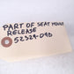 PART of seat Mount Release Backrest 52329-09B