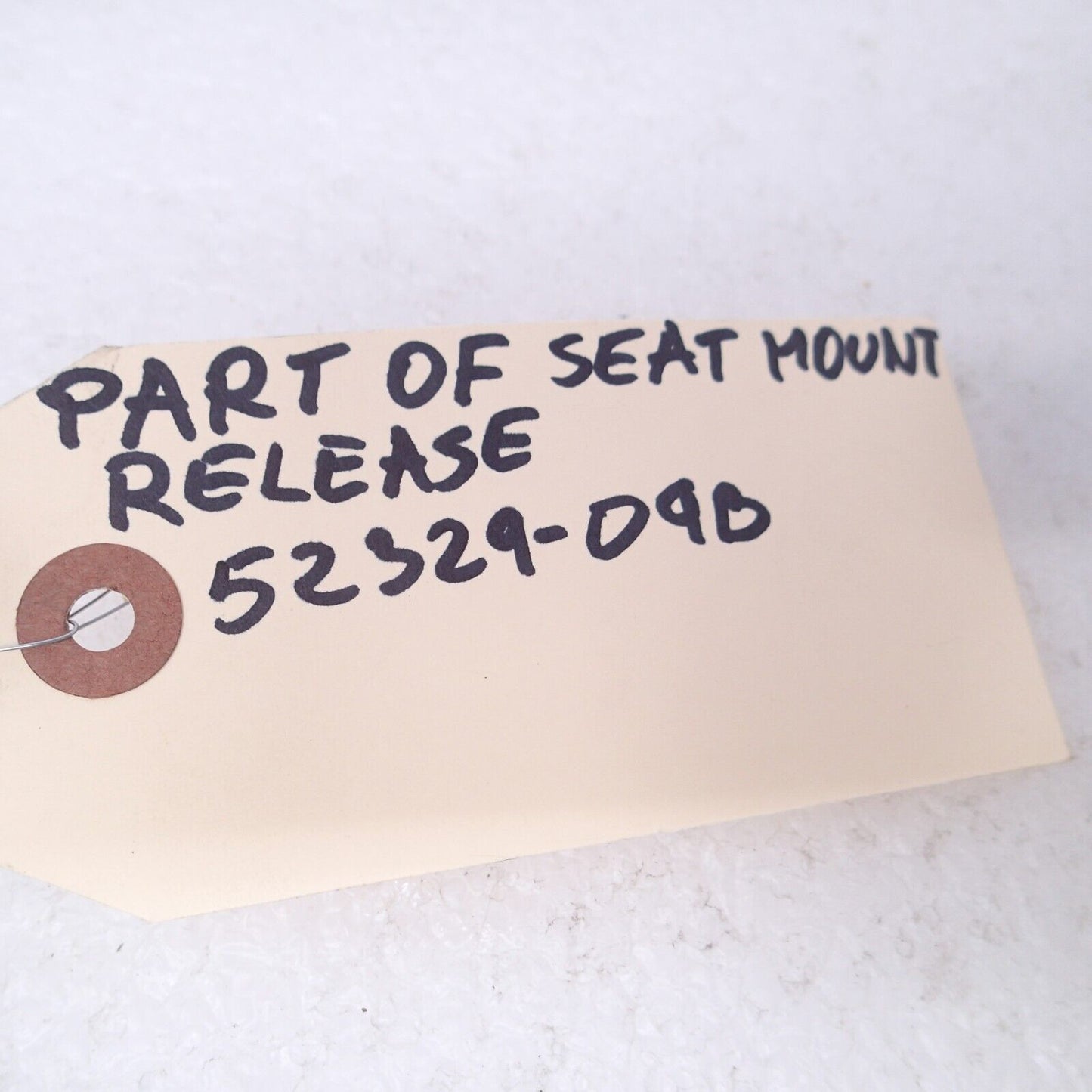 PART of seat Mount Release Backrest 52329-09B
