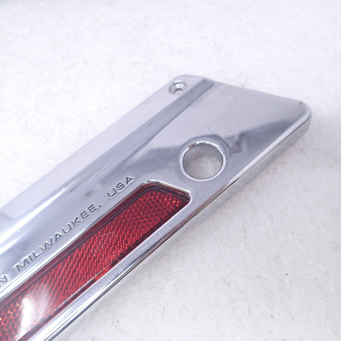 Harley Electra Glide Ultra Limited Saddlebag Latch Faceplate CHROME 90601-93A