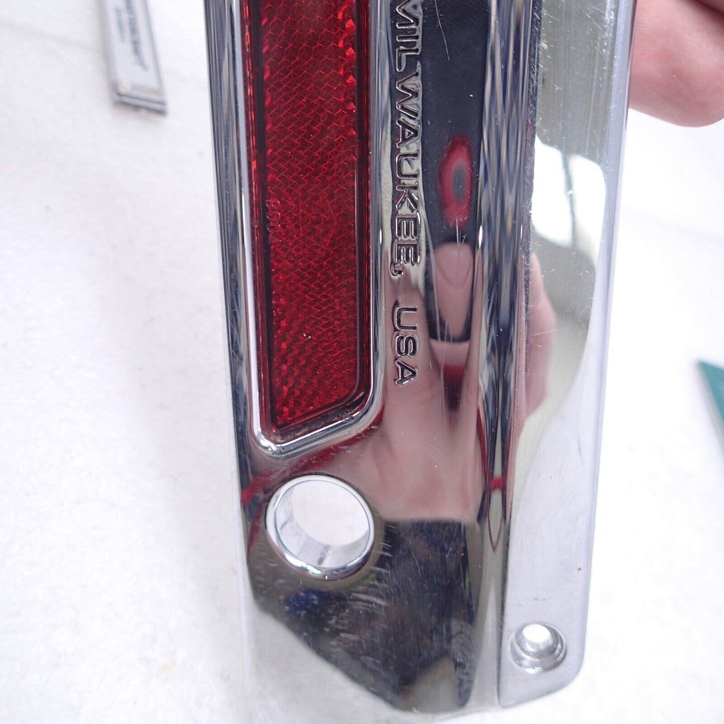 Harley Electra Glide Ultra Limited Saddlebag Latch Faceplate CHROME 90601-93A