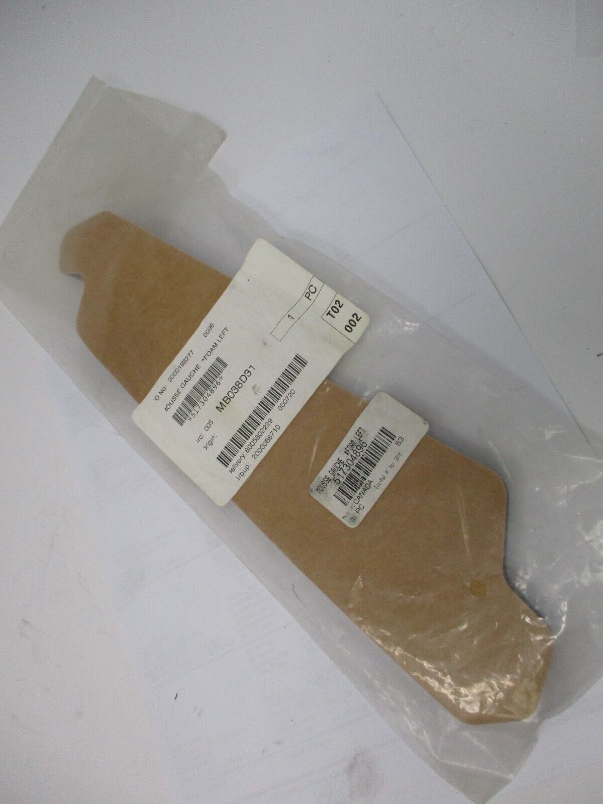 Ski-Doo New OEM Foam Left, 517304896