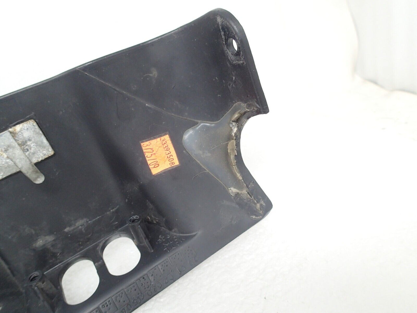 2003 Harley FLHT Electra Glide INNER FAIRING DASH CAP - BLACK 5851096