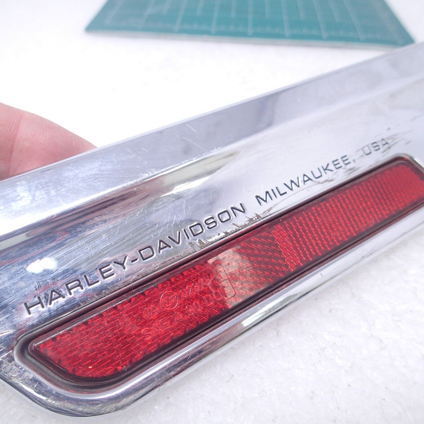 13 Harley Electra Glide Ultra Limited Saddlebag Latch Faceplate CHROME 90601-93A