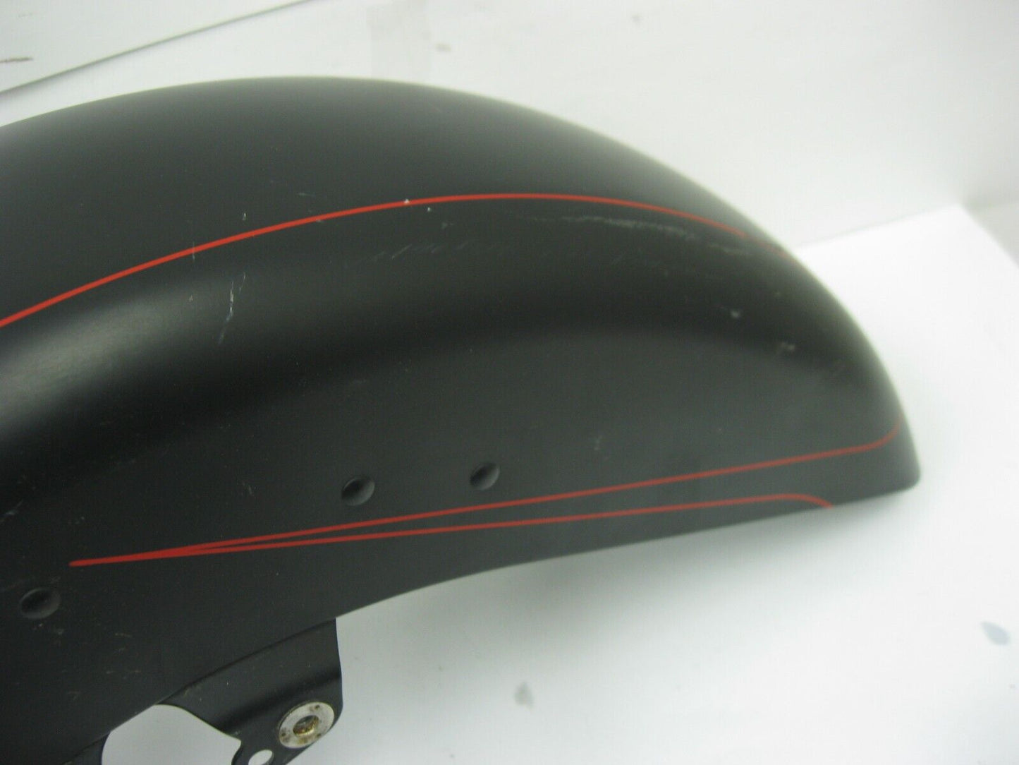 Harley Davidson ROAD GLIDE Front Fender Black Denim Red Strip P/N 59103-10DBN